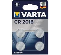 VARTA - Pile électronique lithium CR2016 x 4
