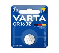 Varta Pile Lithium CR1632 3V 135mAh - Pile Bouton Unique, Dimensions 16mm x 3.2mm, Technologie Lithium, Packaging Blister, Poids 1.8g