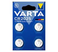 Varta Pile Bouton Lithium CR2025 – Blister de 4