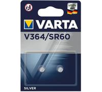 Varta Pack de 2 Piles Montre Oxyde d'Argent V364 SR60