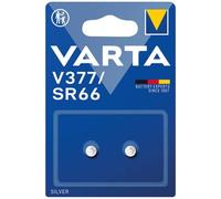 Varta Pack de 2 Piles Montres Oxyde d'Argent V377 SR66