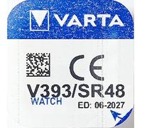 Pile bouton SR48W / V393 1,55V Varta