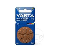 VARTA Pile pour appareil auditif 312 6 PIEZAS BLI HEARING AID PR41 1,45 V