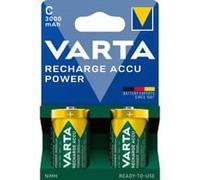 Varta Batterie rechargeable Accu Power C 3000 mAh LR14 (C) Blister 2 pièces