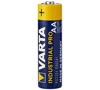 VARTA Piles AA, lot de 1, Industrial Pro, Batterie Alcaline, 1,5V, pour jouets, contrôleurs, souris, radios, lampes de poche, Made in Germany