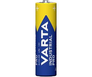 VARTA Piles AA, lot de 1, Industrial Pro, Batterie Alcaline, 1,5V, pour jouets, contrôleurs, souris, radios, lampes de poche, Made in Germany