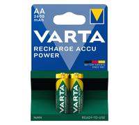 VARTA Piles AA Rechargeables HR6 2600 mAh Ready to Use - 2 pièces