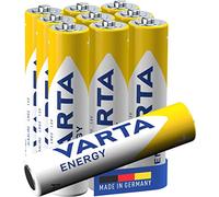 Varta Piles AAA Energy alcalines 1,5V - Lot de 10 - Emballage 80% recyclé - Fabriqué en Allemagne