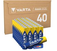 VARTA Piles AAA, lot de 40, Industrial Pro, Batterie Alcaline, 1,5V, pack de stockage en emballage écologique, Made in Germany [Exclusif sur Amazon]