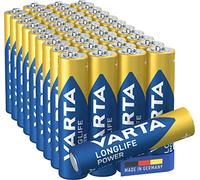 VARTA Piles AAA, lot de 40, Longlife Power, Alcalines, 1,5V, adaptées aux jouets, souris sans fil, lampes de poche, Made in Germany