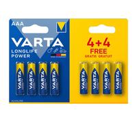 VARTA Piles alcalines AAA (4+4 es)