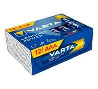 Varta Piles Longlife Power AAA (LR03) alcalines 1,5 V – Pack 12