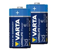 Varta Piles alcalines au manganèse Varta, taille internationale : LR14 Quantité:2
