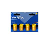 VARTA Piles C LR14 Longlife - Alcalines 1,5 V - Blister de 4