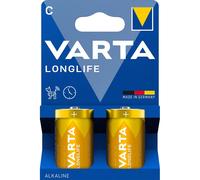 Varta Piles Alcalines Longlife Lr14 C 2 Unités