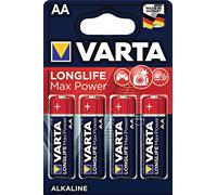 VARTA Piles alcalines "LONGLIFE Max Power" Mignon (AA) 4 piles