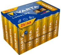 VARTA Piles alcalines Longlife Mignon AA 24 pièces