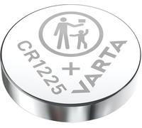 VARTA Piles Bouton CR1225, lot de 1, Lithium Coin, 3V, emballage sécurisé pour les enfants, pour petits appareils électroniques - clés de voiture, télécommandes, balances, Argent