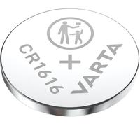 VARTA Piles Bouton CR1616, lot de 1, Lithium Coin, 3V, emballage sécurisé pour les enfants, pour petits appareils électroniques - clés de voiture, télécommandes, balances