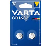 VARTA Piles Bouton CR1632, lot de 2, Lithium Coin, 3V, emballage sécurisé pour les enfants, pour petits appareils électroniques - montres, clés de voiture, télécommandes