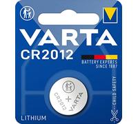 VARTA Piles Bouton CR2012, lot de 1, Lithium Coin, 3V, emballage sécurisé pour les enfants, pour petits appareils électroniques - clés de voiture, télécommandes, balances