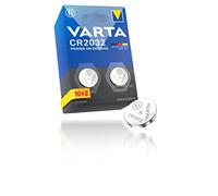 VARTA Piles Bouton CR2032, lot de 20, Power on Demand, Lithium, 3V, emballage sécurisé pour les enfants, pour les appareils Smart Home, clés de voiture et d'autres applications