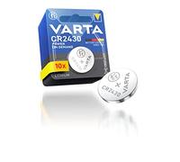 VARTA Piles Bouton CR2430, lot de 10, Power on Demand, Lithium, 3V, emballage sécurisé pour les enfants, pour les appareils Smart Home, clés de voiture et d'autres applications