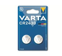 2 Piles CR2430 Varta Bouton Lithium 3V
