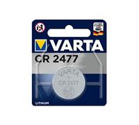 VARTA Piles Bouton CR2477, lot de 1, Lithium Coin, 3V, emballage sécurisé pour les enfants, pour petits appareils électroniques - clés de voiture, télécommandes, balances