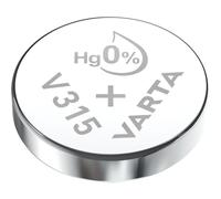 VARTA Piles Bouton V315/SR67 oxyde d'argent, lot de 1, Silver Coin, 1,55V, pour petits appareils électroniques - montres, clés de voiture, télécommandes, balances