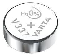 VARTA Piles Bouton V337/SR416 oxyde d'argent, lot de 1, Silver Coin, 1,55V, pour petits appareils électroniques - montres, clés de voiture, télécommandes, balances