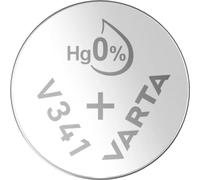 VARTA Piles Bouton V341/SR714 oxyde d'argent, lot de 1, Silver Coin, 1,55V, pour petits appareils électroniques - montres, clés de voiture, télécommandes, balances