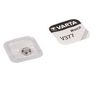 VARTA Piles Bouton V377/SR66 oxyde d'argent, lot de 1, Silver Coin, 1,55V, pour petits appareils électroniques - montres, clés de voiture, télécommandes, balances, Made in Germany