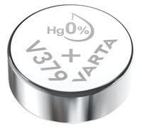 VARTA Piles Bouton V379/SR63 oxyde d'argent, lot de 1, Silver Coin, 1,55V, pour petits appareils électroniques - montres, clés de voiture, télécommandes, balances