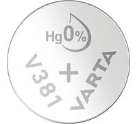 VARTA Piles Bouton V381/SR55 oxyde d'argent, lot de 1, Silver Coin, 1,55V, pour petits appareils électroniques - montres, clés de voiture, télécommandes, balances