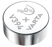 VARTA Piles Bouton V394/SR45 oxyde d'argent, lot de 1, Silver Coin, 1,55V, pour petits appareils électroniques - montres, clés de voiture, télécommandes, balances