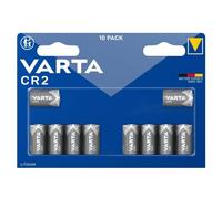 Varta Pile photo CR2 – Lithium 3 V 880 mAh – Lot de 10
