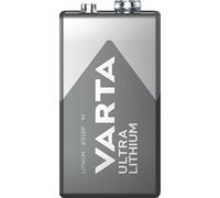 VARTA Piles Pile Bloc 9V, lot de 1, Ultra Lithium, haute performance pour détecteurs d'incendie, détecteurs de fumée, caméras numériques