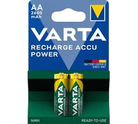 2 Piles Rechargeables AA / HR6 2600mAh Varta Accu Pro
