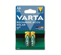 Varta Recharger Accu Solar (2 pcs, AA, 800 mAh, Batterie), Batterie + chargeur
