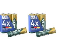 VARTA Piles Rechargeables AA, Lot de 8, Recharge Accu Power, 2600 mAh Ni-MH, sans Effet mémoire, préchargées, prêtes à l'emploi