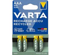 Varta RECH.AC.RECYC.AAA800mAh BLI4 Pile rechargeable LR3 (AAA) NiMH 800 mAh 1.2 V 4 pc(s)