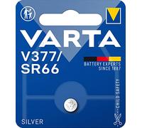 Varta Pile bouton V377 SR66 – oxyde d'argent 1,55V – 1 pièce – emballage sécurisé