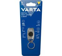 Varta Lampe porte-clés Metal Key Chain Light LED 15 lm – 6 h – 37,6 g – 2 piles CR2016