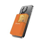 VARTA Power Bank 5000 mAh, Mag Pro, magnétique, sans Fil, Coloris Orange