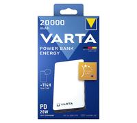 Varta Batterie Externe Power Bank Energy 20000mAh (Micro USB, 2x USB A, USB C) incl. câble Micro USB