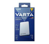 VARTA Power Bank Energy 5000Mah USB Type C 2.4A En Dehors 2 Blanc Neuf