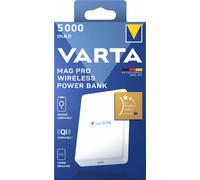VARTA Powerbank "MAG Pro Wireless Power Bank" 5.000 mAh blanc
