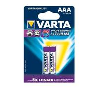 VARTA Professional Lithium Batterie Micro AAA L92 paquet de 2
