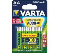 Varta Professional Mignon 10 lots de 4 piles AA 1,2 V 2600 mAh